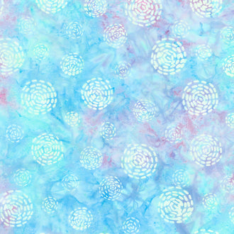 Tranquil Moments Batiks - Stitched Circles Confetti Yardage