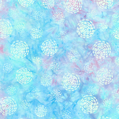 Tranquil Moments Batiks - Stitched Circles Confetti Yardage