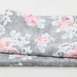 Sunny Delight Favorites - Rose Bouquet Pink 2 Yard Cut