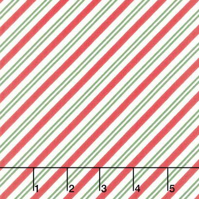 Once Upon a Christmas - Peppermint Stick Snow Yardage