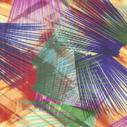 Plume - Feather Texture Bright Multi Digitally Printed 108" Wide Backing