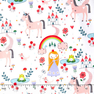Princess Dreams - Princess Main White Yardage