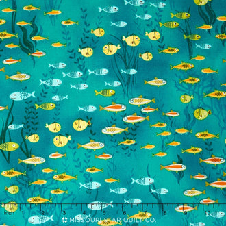 Aquatic Friends - Fish Ocean Yardage