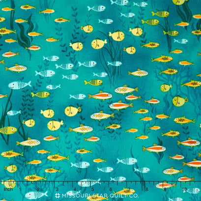 Aquatic Friends - Fish Ocean Yardage