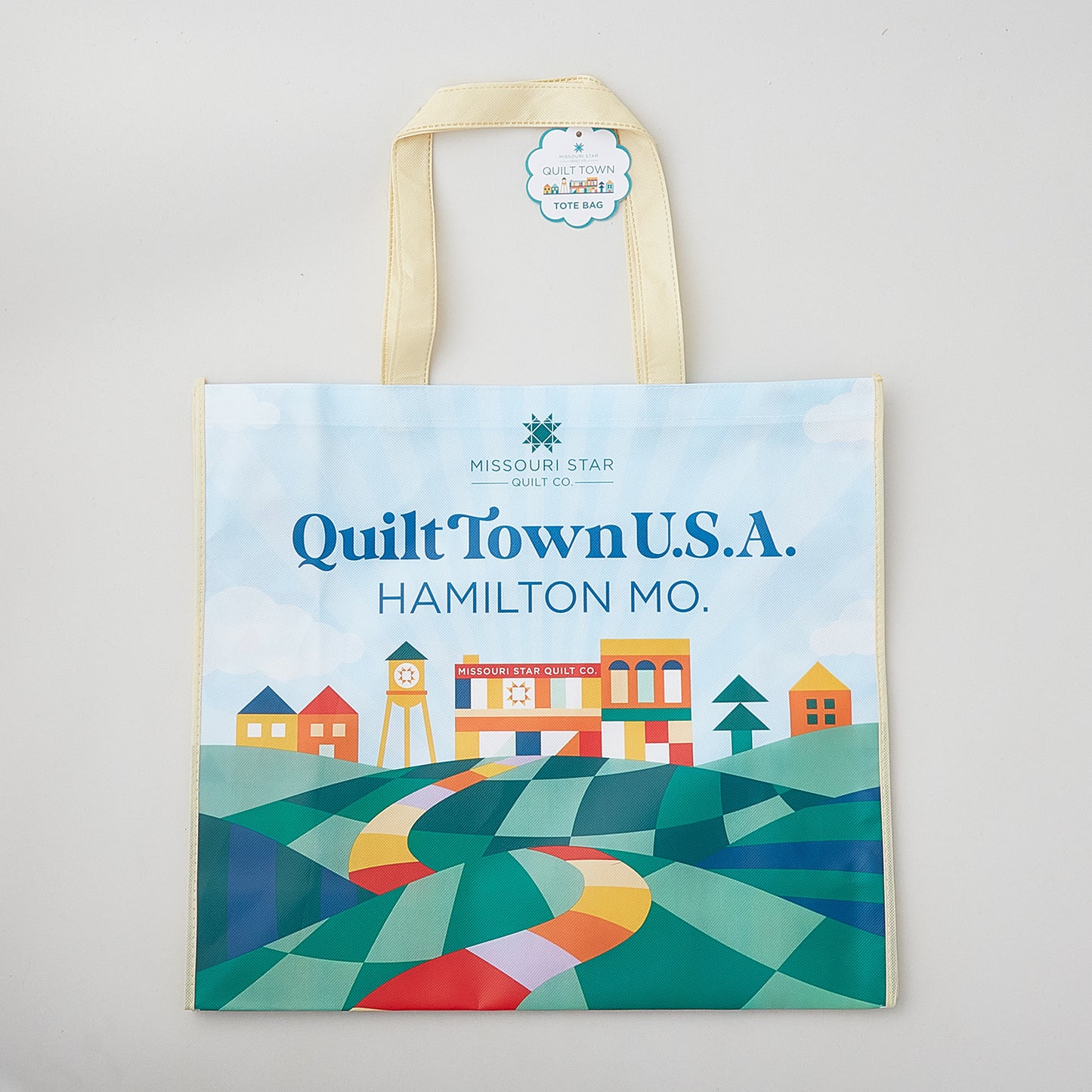 Quilt Town U.S.A Tote Bag by Missouri Star Primary Image