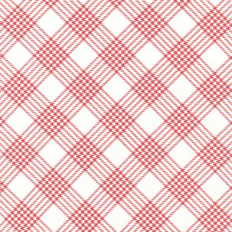 Merry Little Christmas - Plaid Cream Yardage