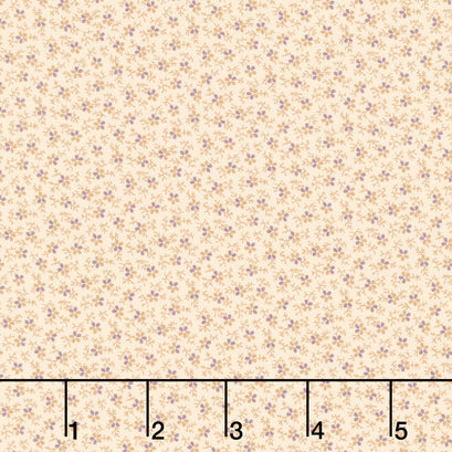 Plumberry III - Ground Cover Cream Yardage
