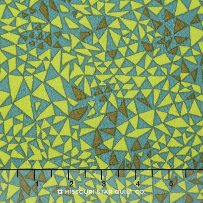 Figment - Geometric Triangles Aloe Yardage