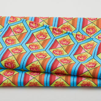Bright Eyes - Facets Aqua 2 Yard Cut