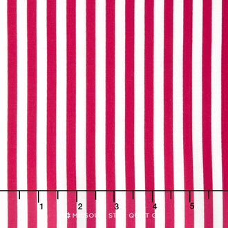 Lost and Found America - Americana Stripe Red Yardage