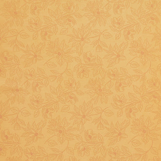 Color Me Pretty - Flora Mustard Yardage