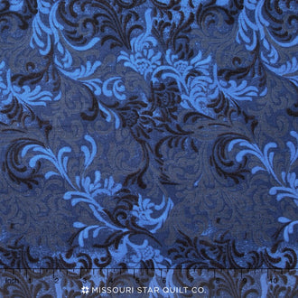 Wilmington Essentials - Flourish Navy 108" Backing