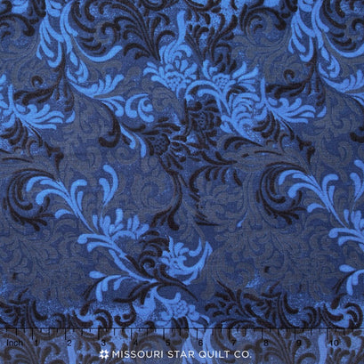 Wilmington Essentials - Flourish Navy 108" Backing