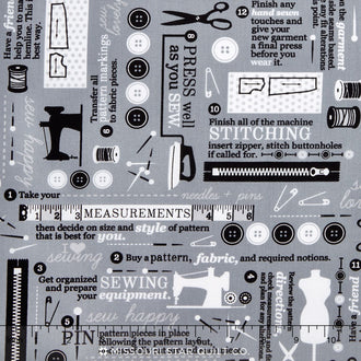 Sewing Studio 2 - Instructions Grey Yardage
