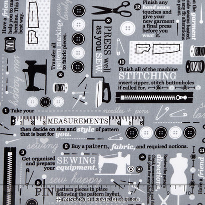 Sewing Studio 2 - Instructions Grey Yardage