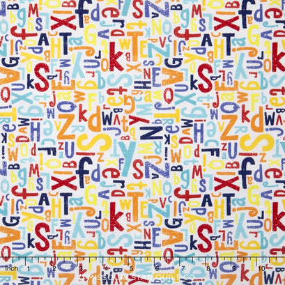 Colorfully Creative Crayola™ - Alphabet Multi Yardage