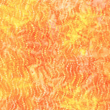 Artisan Batiks - Dotted - Wavy Carrot Yardage Primary Image