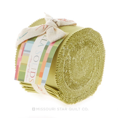 Bella Solids Clover Junior Jelly Roll