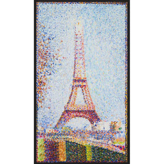 Seurat - Artist Series Eiffel Tower Multi Digitally Printed Panel