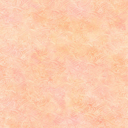 Oriental Gardens - Waves Peach Yardage Primary Image
