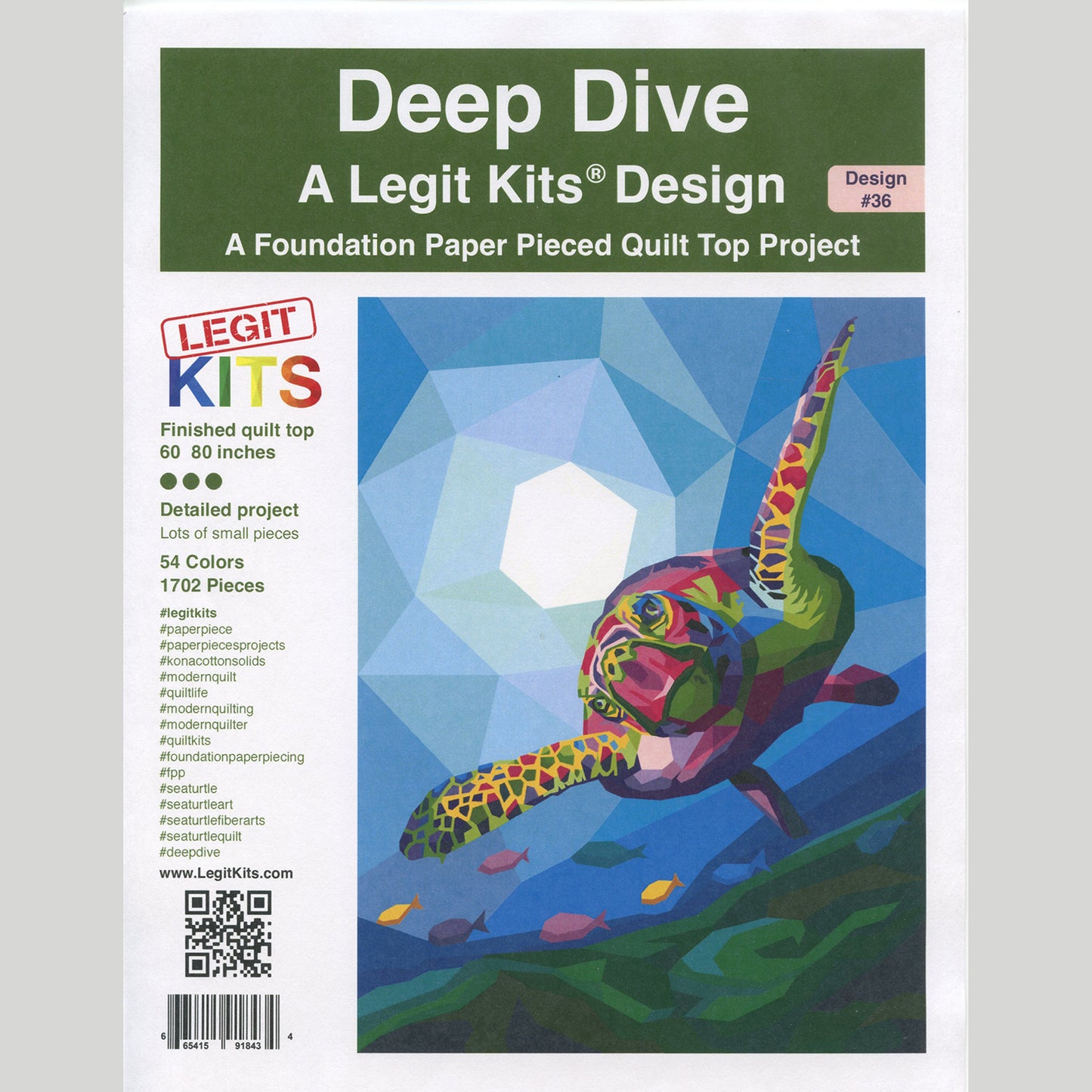 Deep Dive Quilt Pattern Primary Image