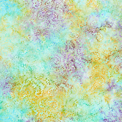 Tonga Batiks - Paradise Swirling Paisley Palm Yardage