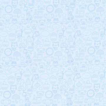 Special Delivery - Tone-on-Tone Blue Yardage Primary Image