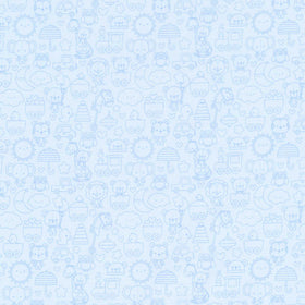 Special Delivery - Tone-on-Tone Blue Yardage Primary Image