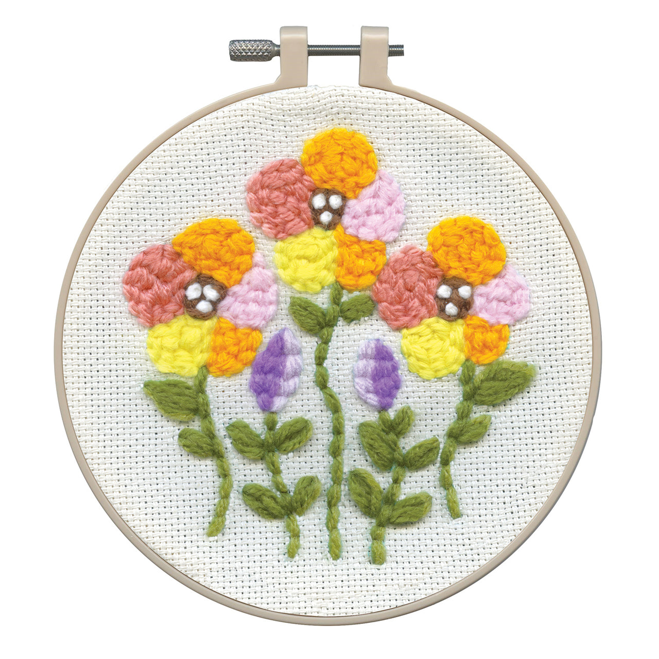 Poppies Punch Needle Embroidery Kit