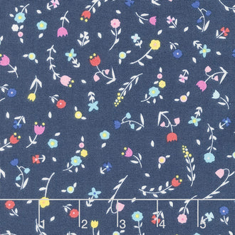 Once Upon a Rhyme - Toss Blue Yardage