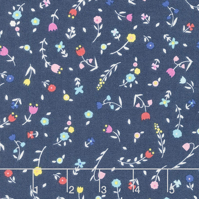 Once Upon a Rhyme - Toss Blue Yardage
