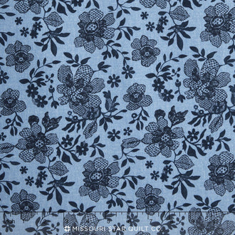 Something Blue - Lace Blue Yardage