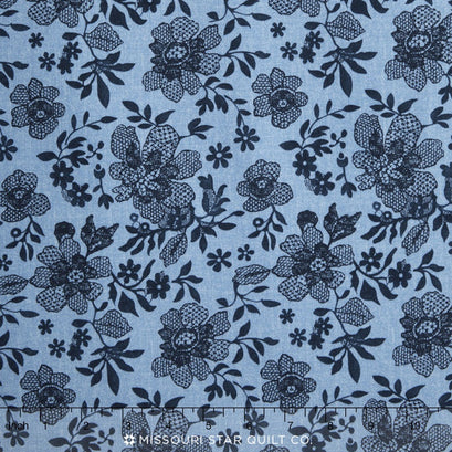 Something Blue - Lace Blue Yardage