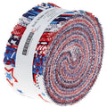 Red, White and Starry Blue 2.5" Strips