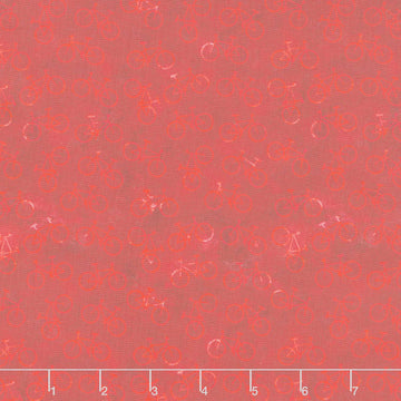 On The Go - Bicycles Red Yardage Primary Image