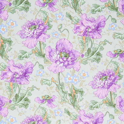 Kaffe Fassett Collective - August 2024 Papaver Grey Yardage