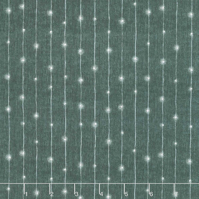 Winter Dreams - Lights Green Yardage