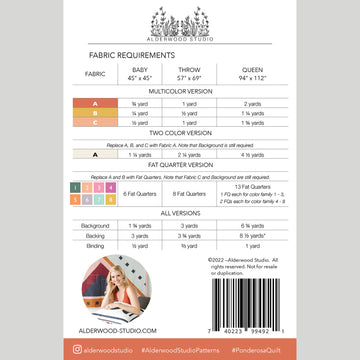 Digital Download - Ponderosa Quilt Pattern