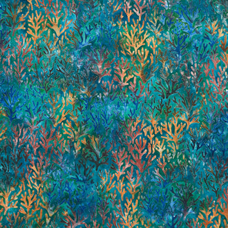 Artisan Batiks - Beachcombers Coral Bermuda Yardage