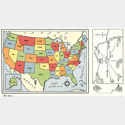 Old School - School Map Multi Panel