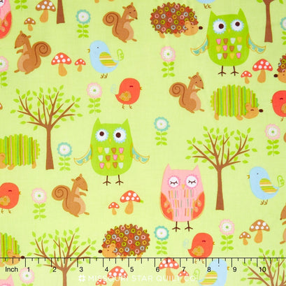 Owl & Co. - Friends Green Yardage