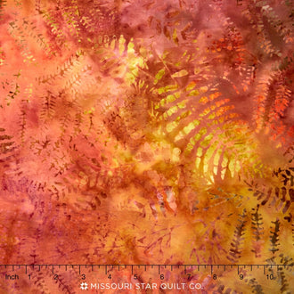 Tonga Batiks - Autumn Ferns Harvest Yardage