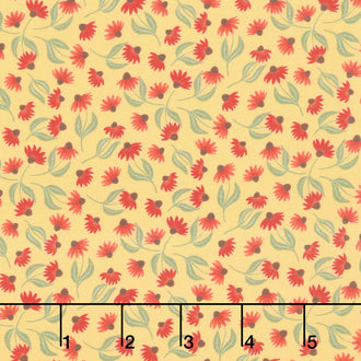 Harvest Gathering - Daisy Field Amber Yardage