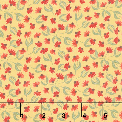 Harvest Gathering - Daisy Field Amber Yardage