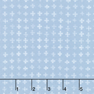 Blue Escape Coastal - Plus Sign Blue Yardage