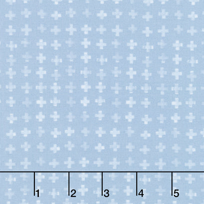 Blue Escape Coastal - Plus Sign Blue Yardage