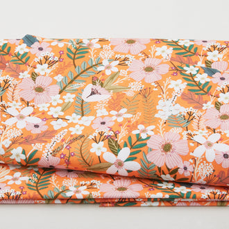 Autumn Friends - Floral Mist Mango 2 Yard Cut