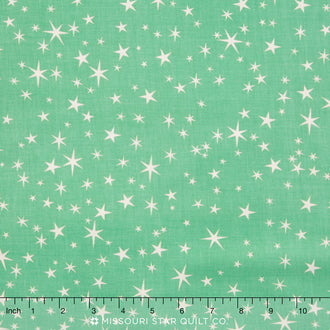 Witch Hazel - Stars Green Yardage