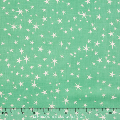 Witch Hazel - Stars Green Yardage