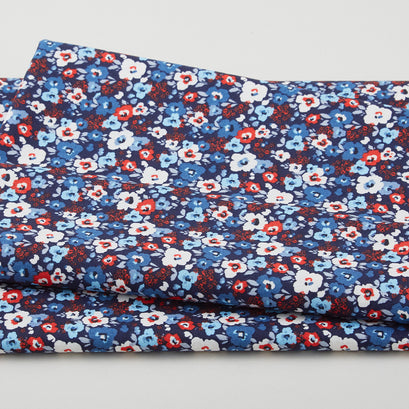 Tried & True Favorites - Small Floral Navy 2 Yard Cut